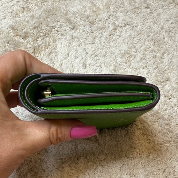 Like New Kate Spade Kayla Small L Zip Snap Leather Wallet - Picture 7 of 10